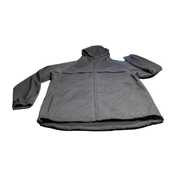 Endurance XL Black Softshell Winter Jacket W/ Hood Gorpcore Utility SNOWBOARDING - Picture 1 of 16